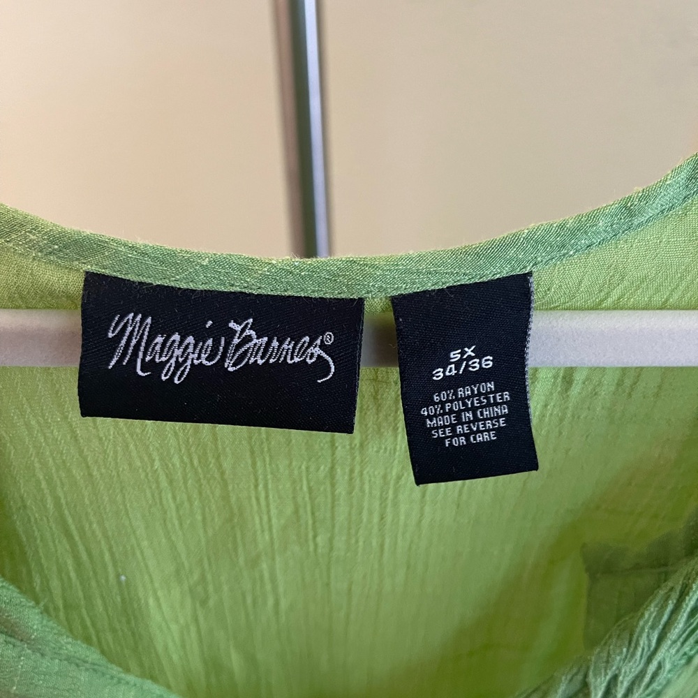 Maggie Barnes - Green Blouse